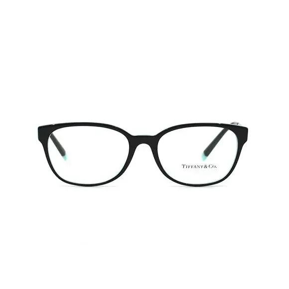 TIFFANY&CO TF2177 8055 BLACK ON TIFFANY BLUE EYEGLASSES FRAME - Picture 2 of 10